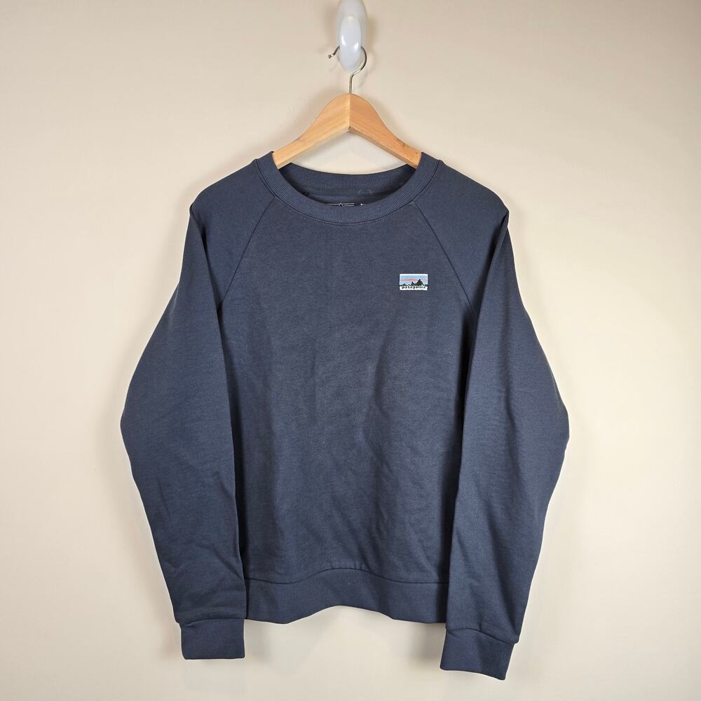 Patagonia Womens Sz XS Regenerative Organic Certified Cotton Essential Top Blue